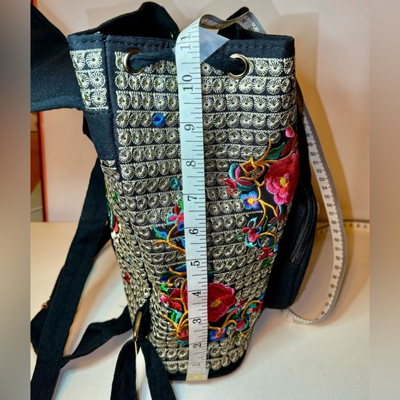 Unique Flowery Backpack - one of a kind - Picture 12 of 15